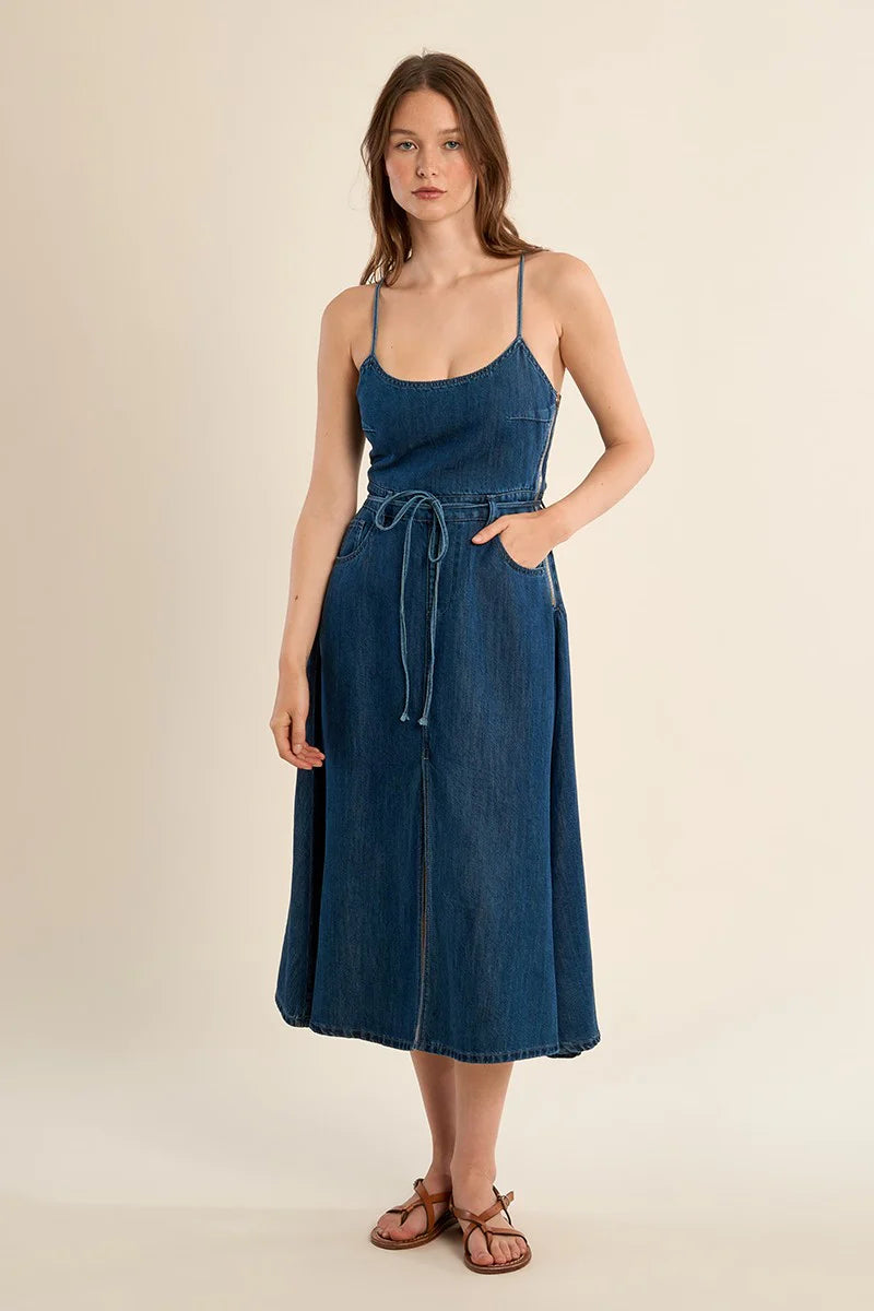 RHEA DENIM DRESS