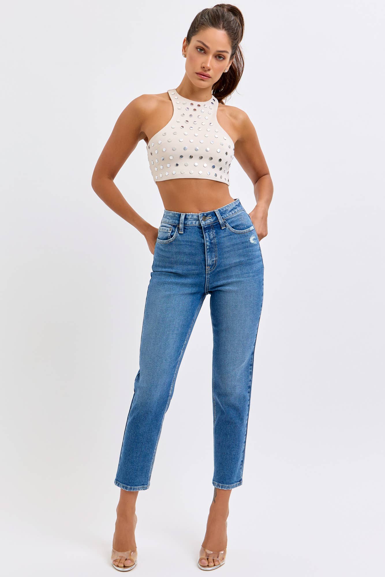 AMELIA SLIM STRAIGHT LEG DENIM
