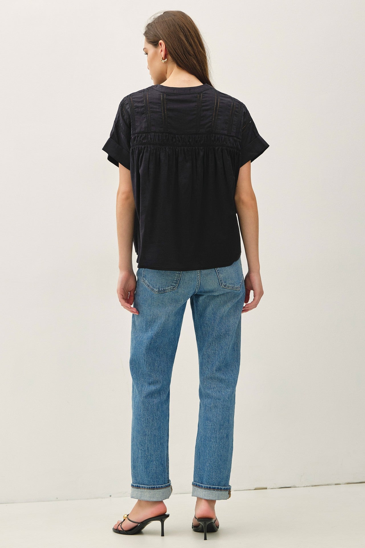 KAYLA EYELET TOP