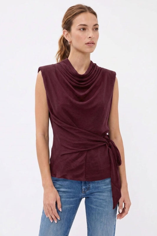 ROWENA WRAP TOP