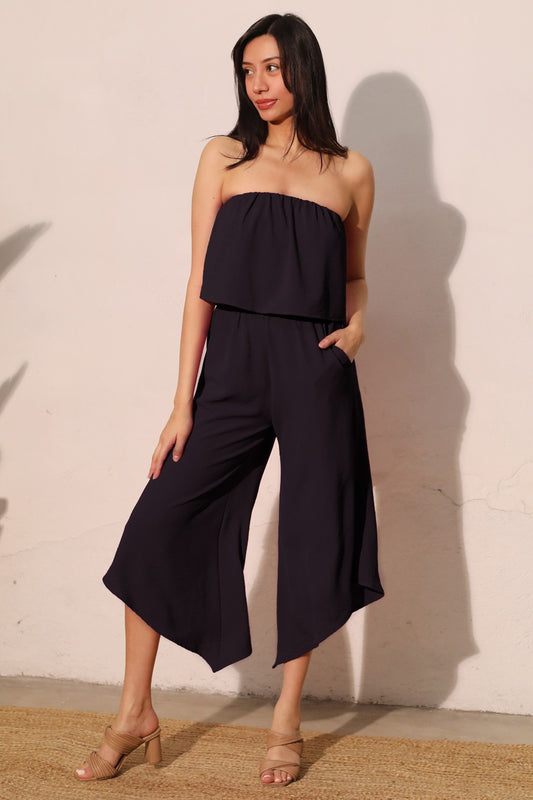 VERA STRAPLESS JUMPSUIT