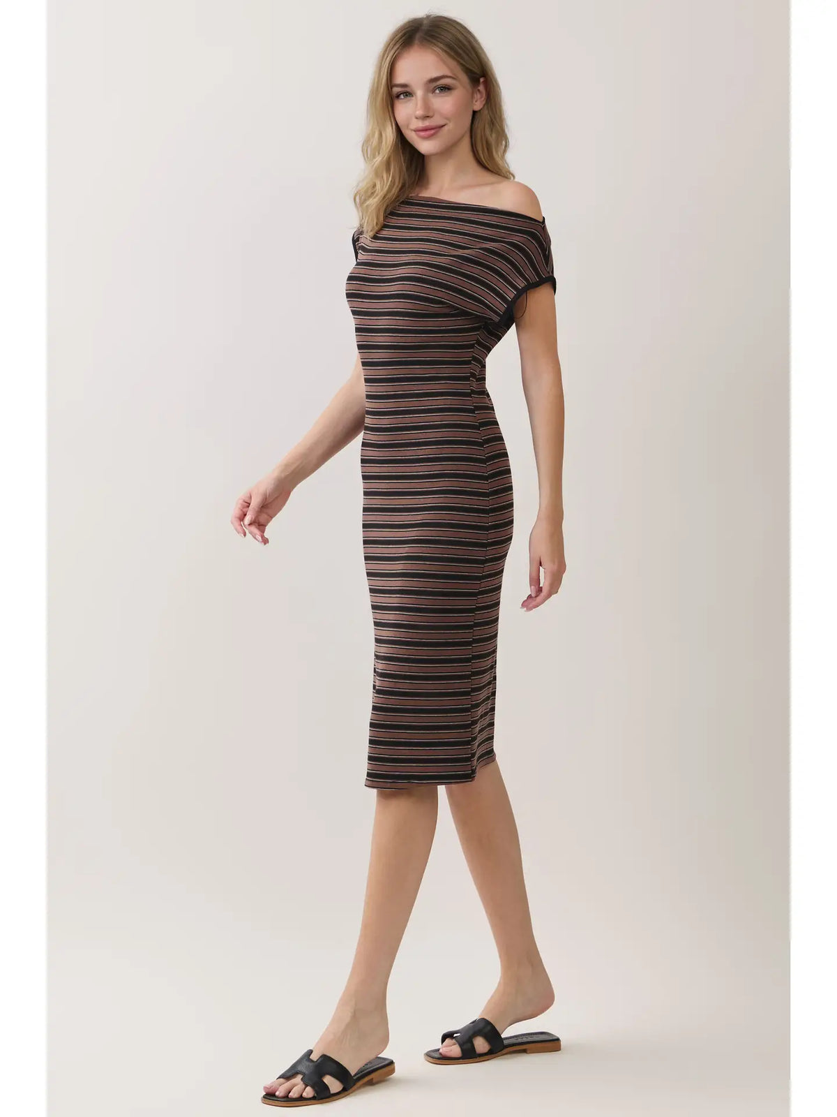 AUDREY STRIPE DRESS