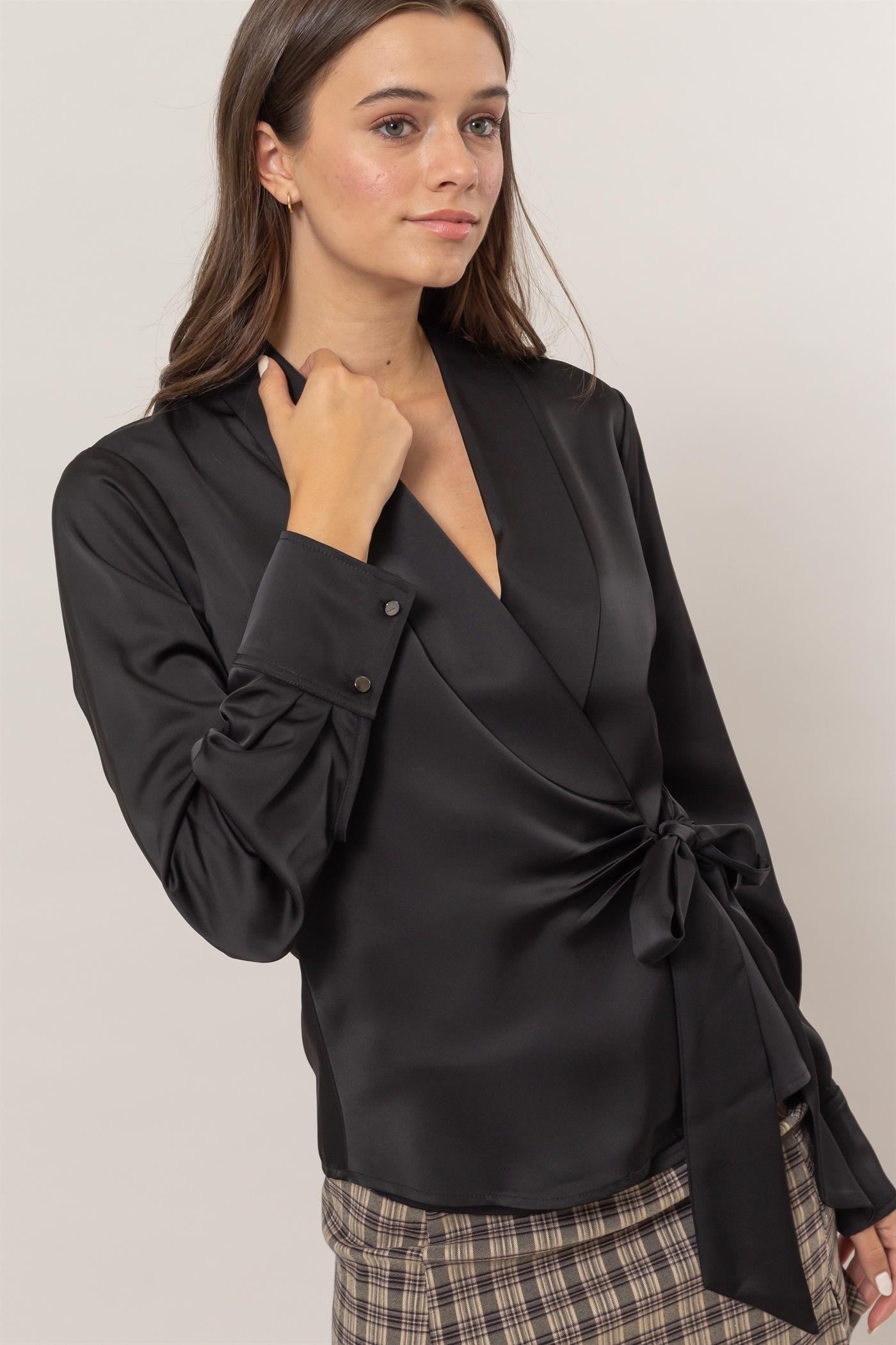 HEATHER SATIN BLOUSE