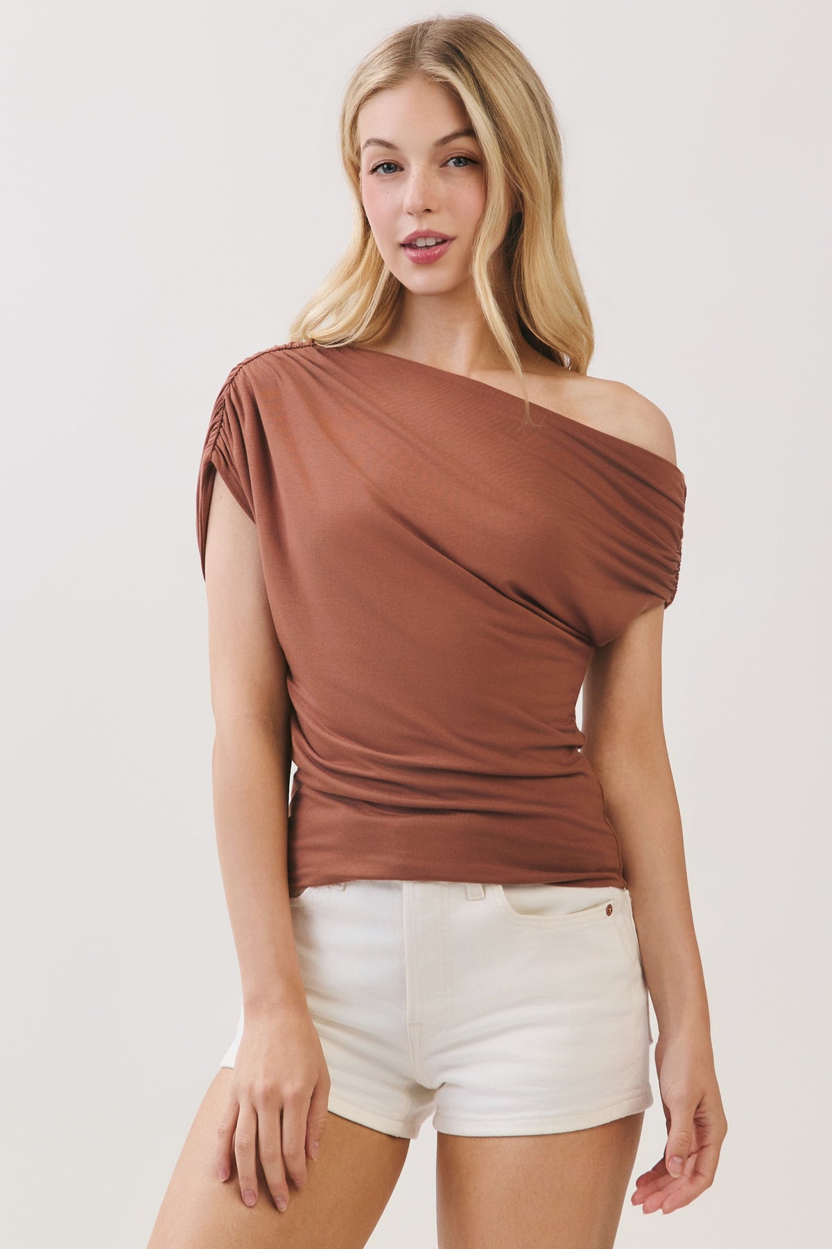 DELIA DRAPED TOP