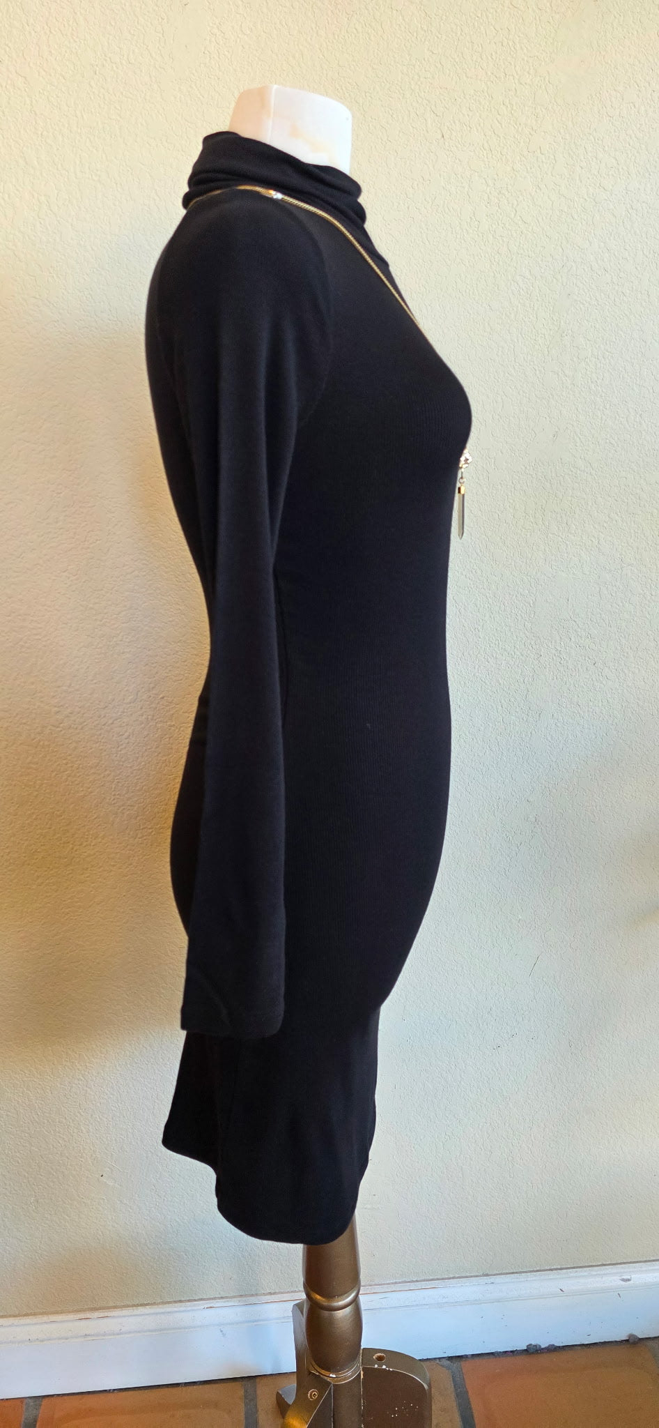 NICOLETTE MOCK NECK DRESS