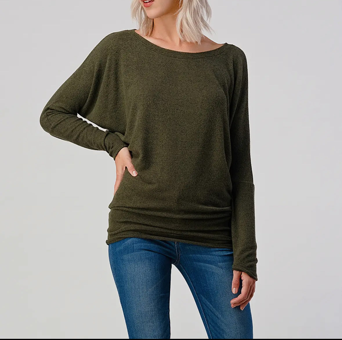 CATHY ROUN NECK TOP
