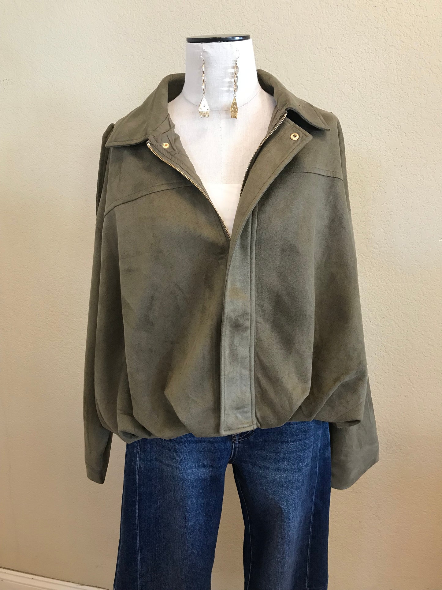 KARINA FAUX SUEDE JACKET