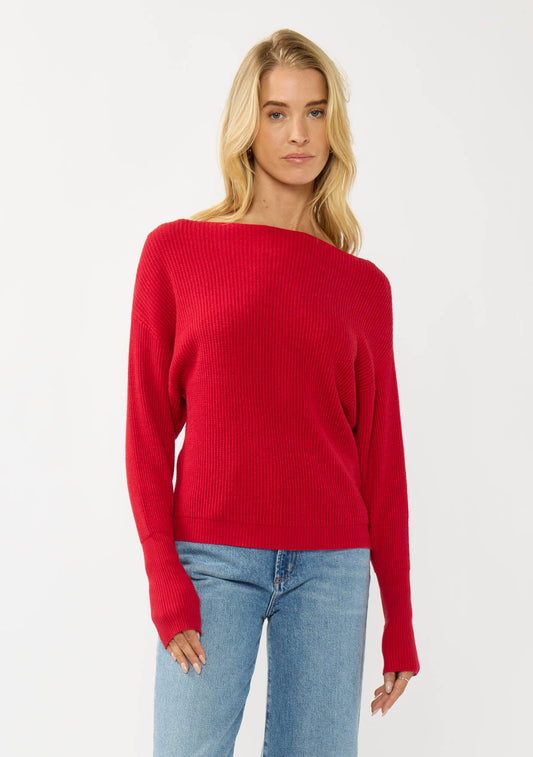 HARLOW OFF THE SHOULDER SWEATER