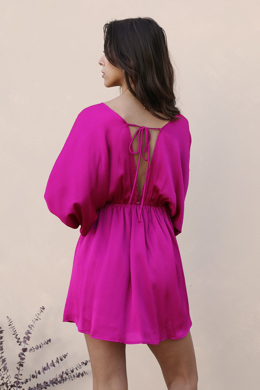KENDRA KIMONO SLEEVE DRESS