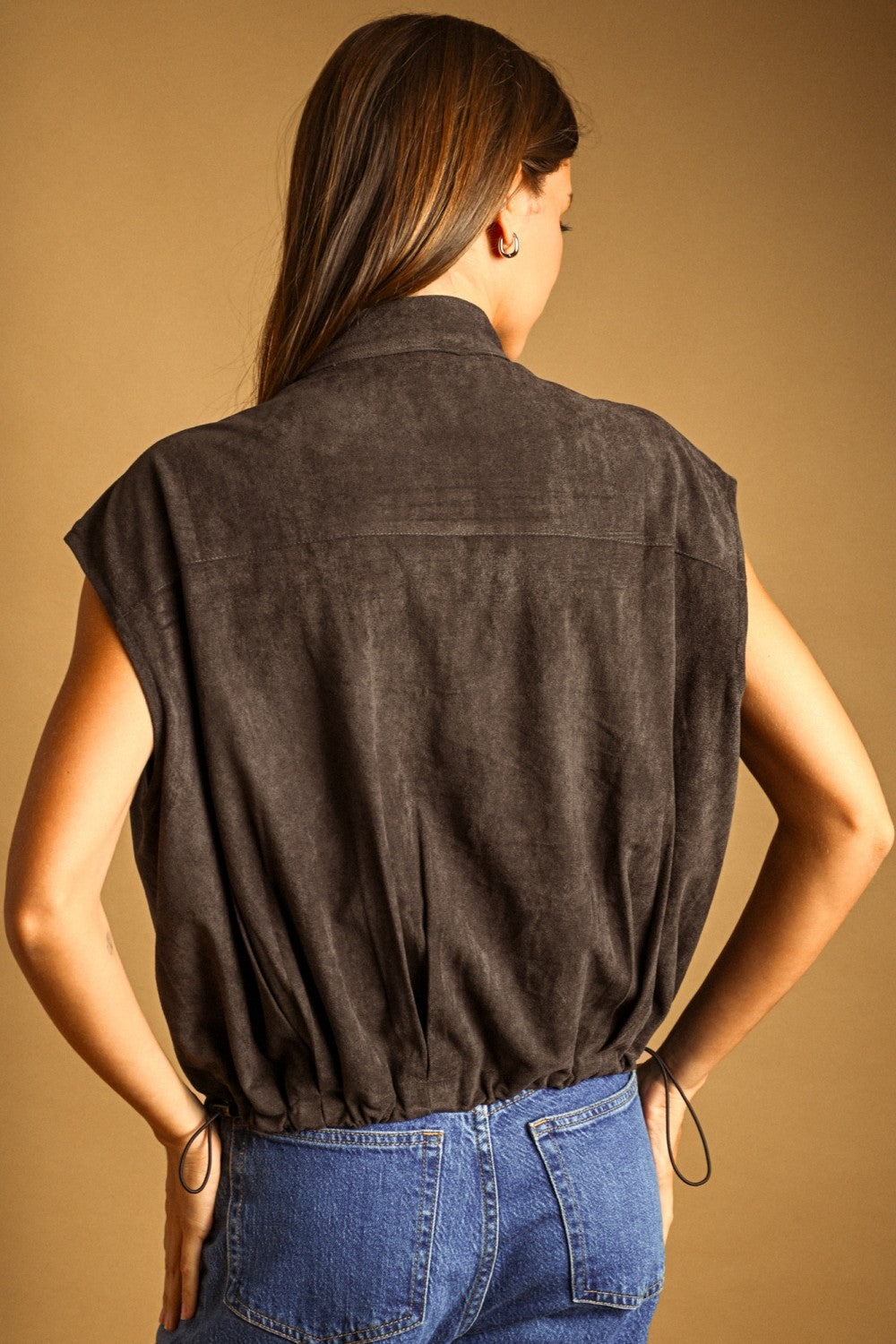 PAIGE FAUX SUEDE VEST