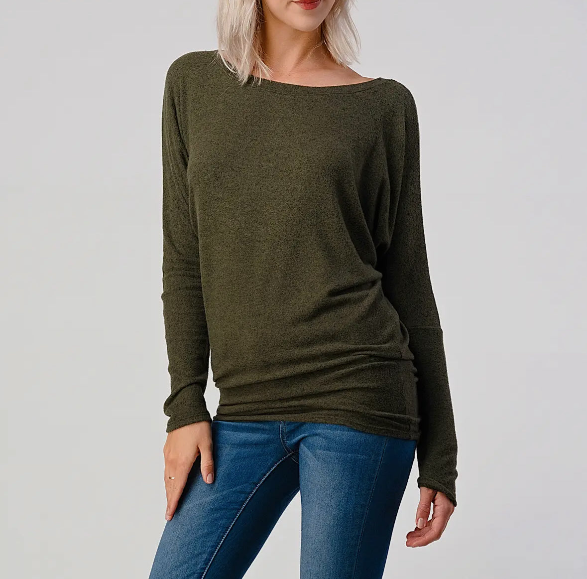 CATHY ROUN NECK TOP