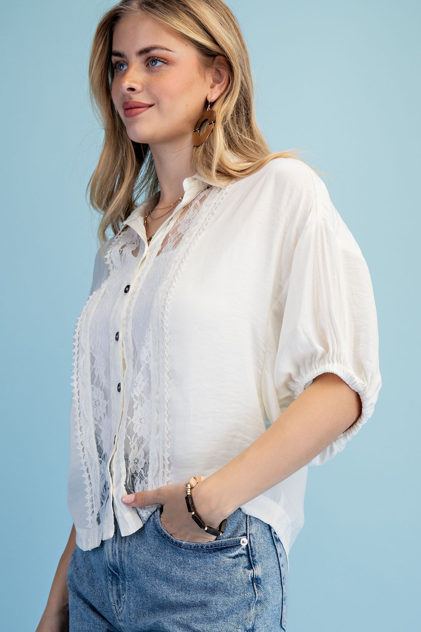 SALLY LACE TOP