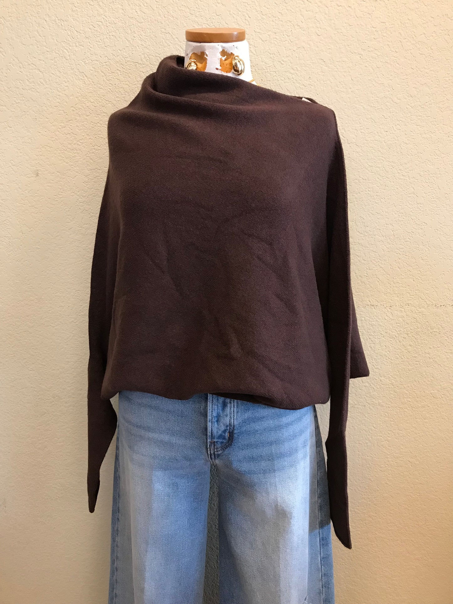 SABRINA ASYMMETRICAL SWEATER