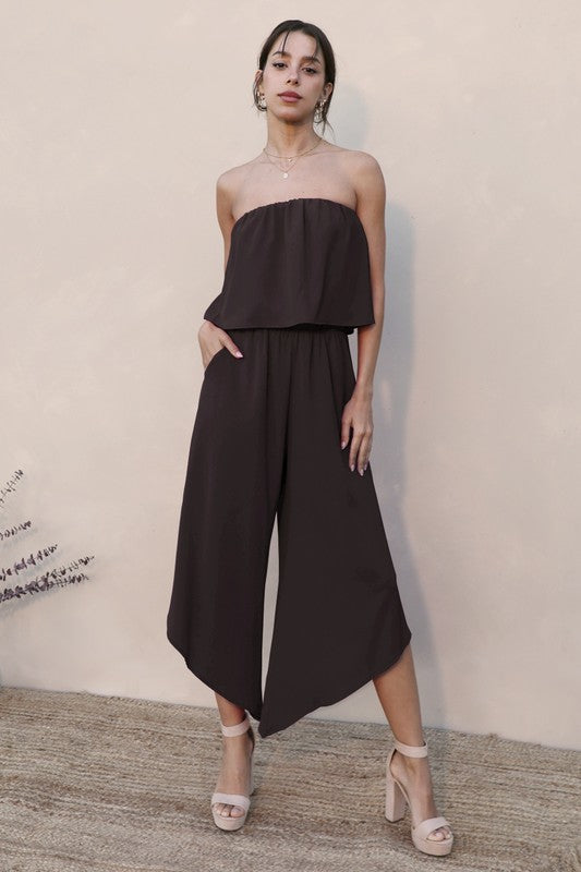 VERA STRAPLESS JUMPSUIT