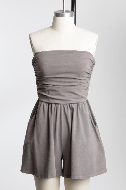 ANNA MINERAL WASHED ROMPER