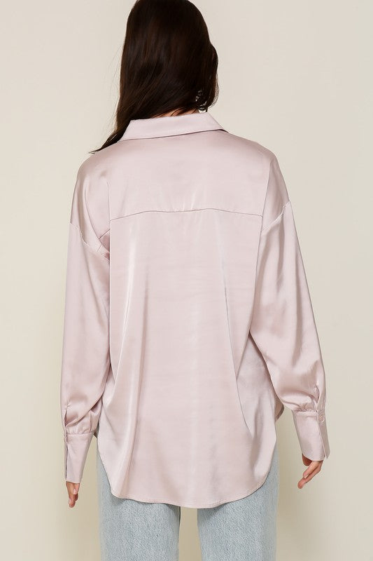 JOSEPHINE SATIN SHIRT
