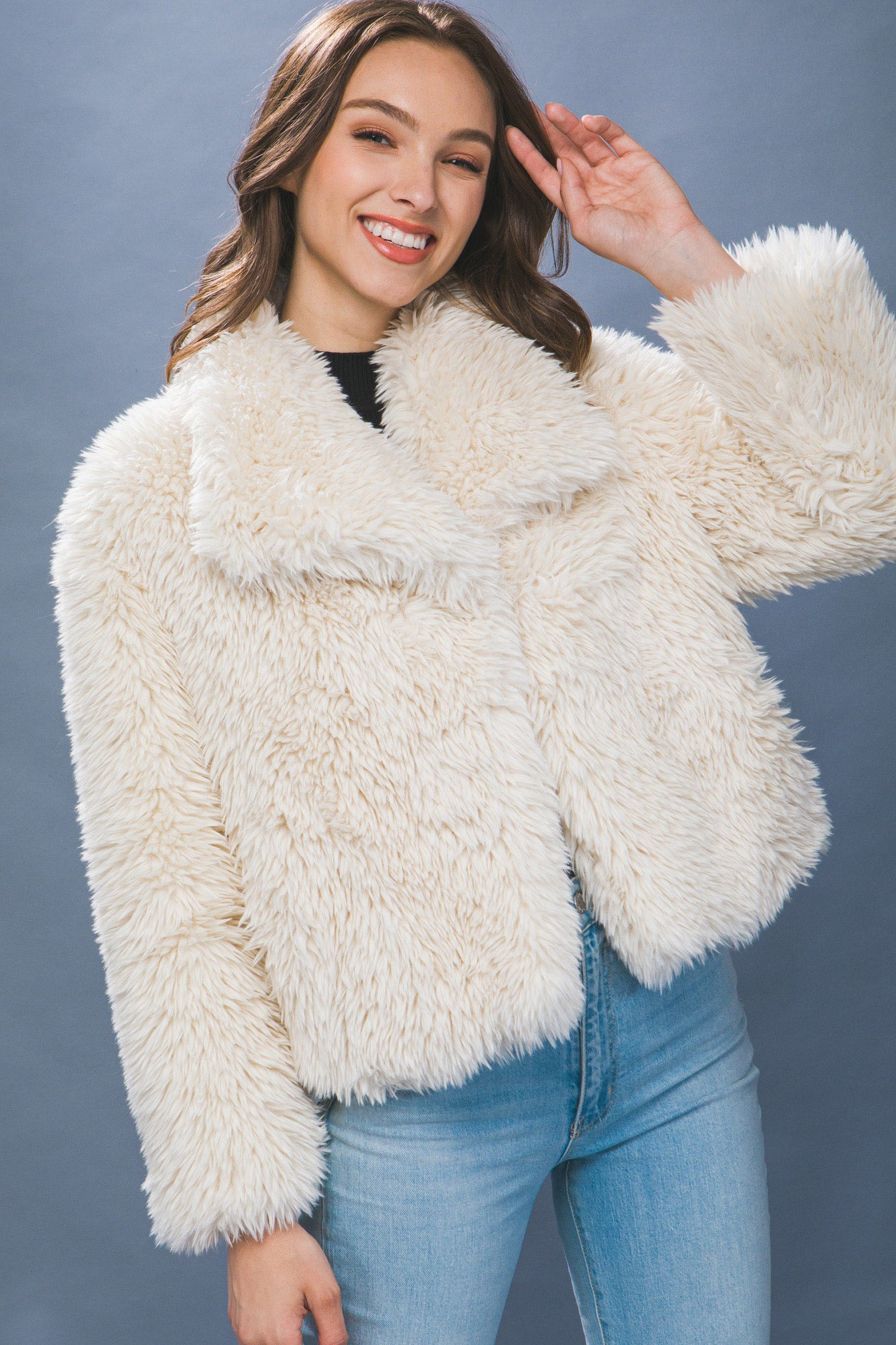 JAYME FAUX FUR JACKET