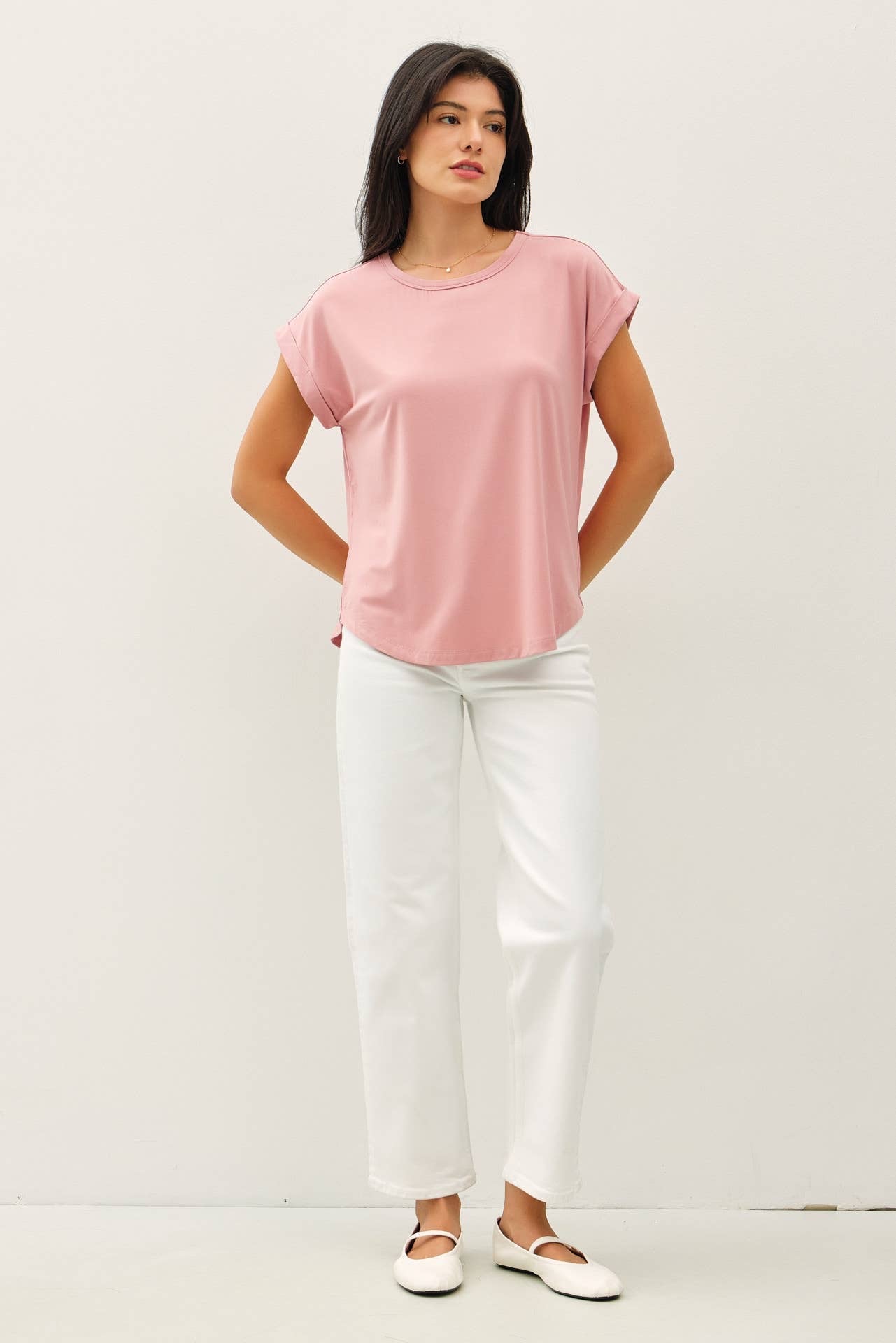 SLOANE BAMBOO BLENDED TEE