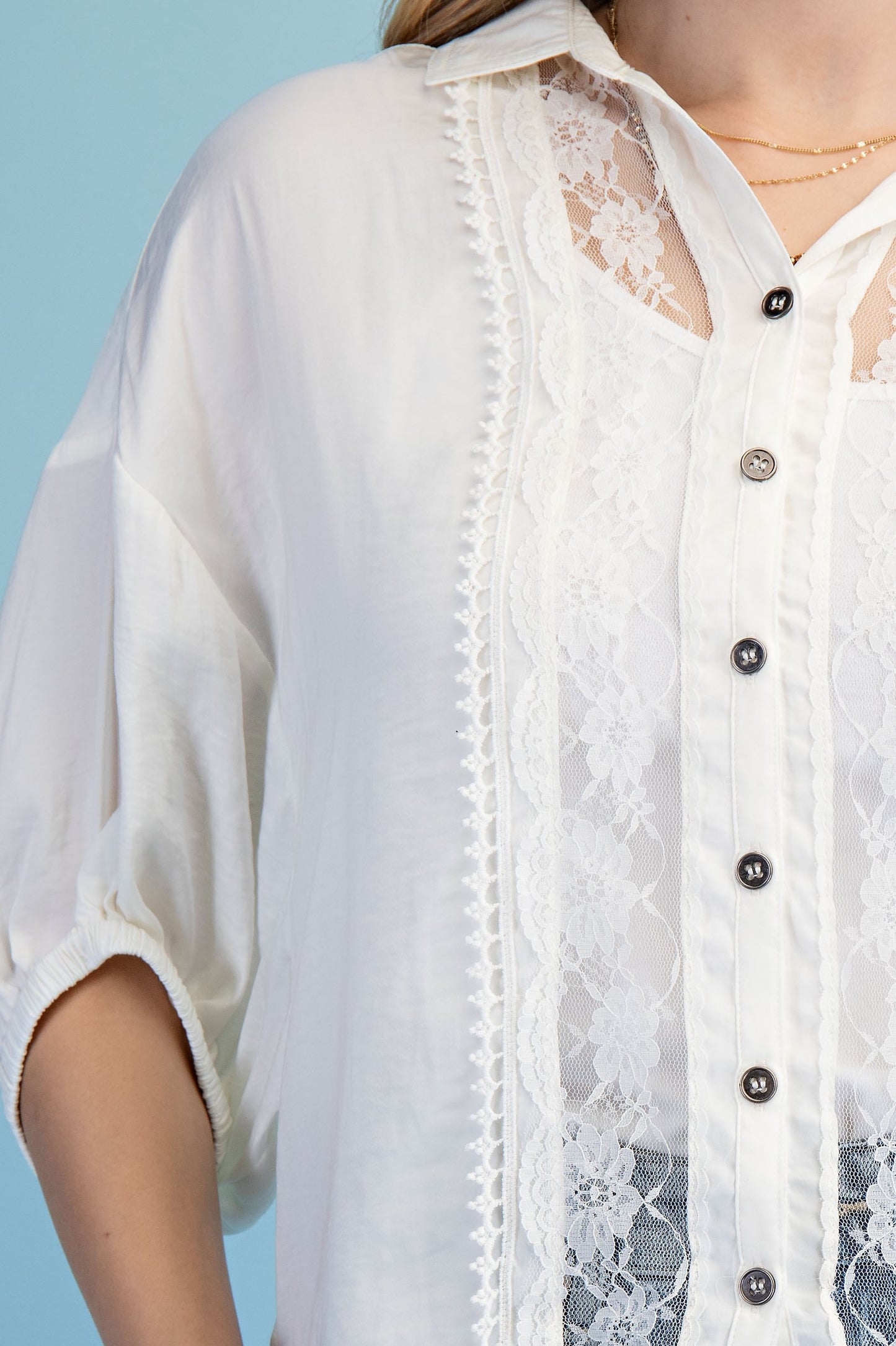 SALLY LACE TOP