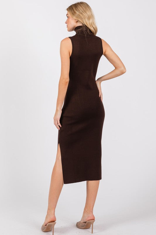 SKYLAR SLEEVELESS KNIT DRESS