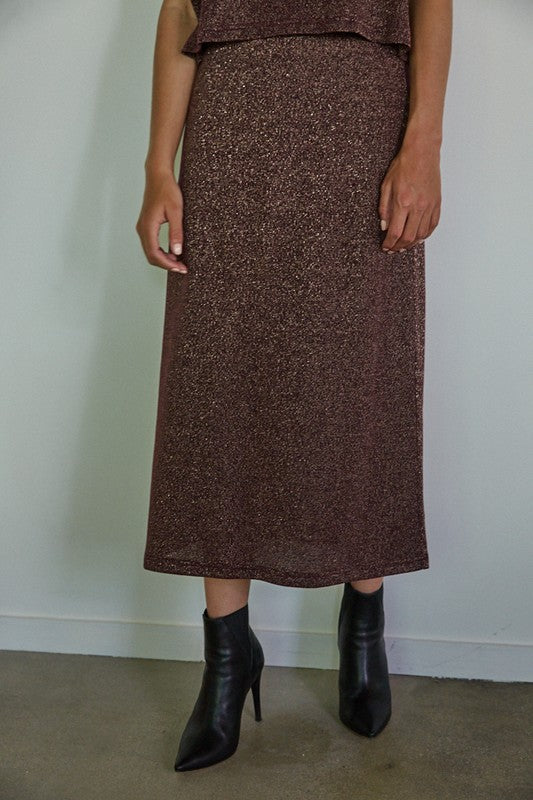 TATIANA LUREX SKIRT