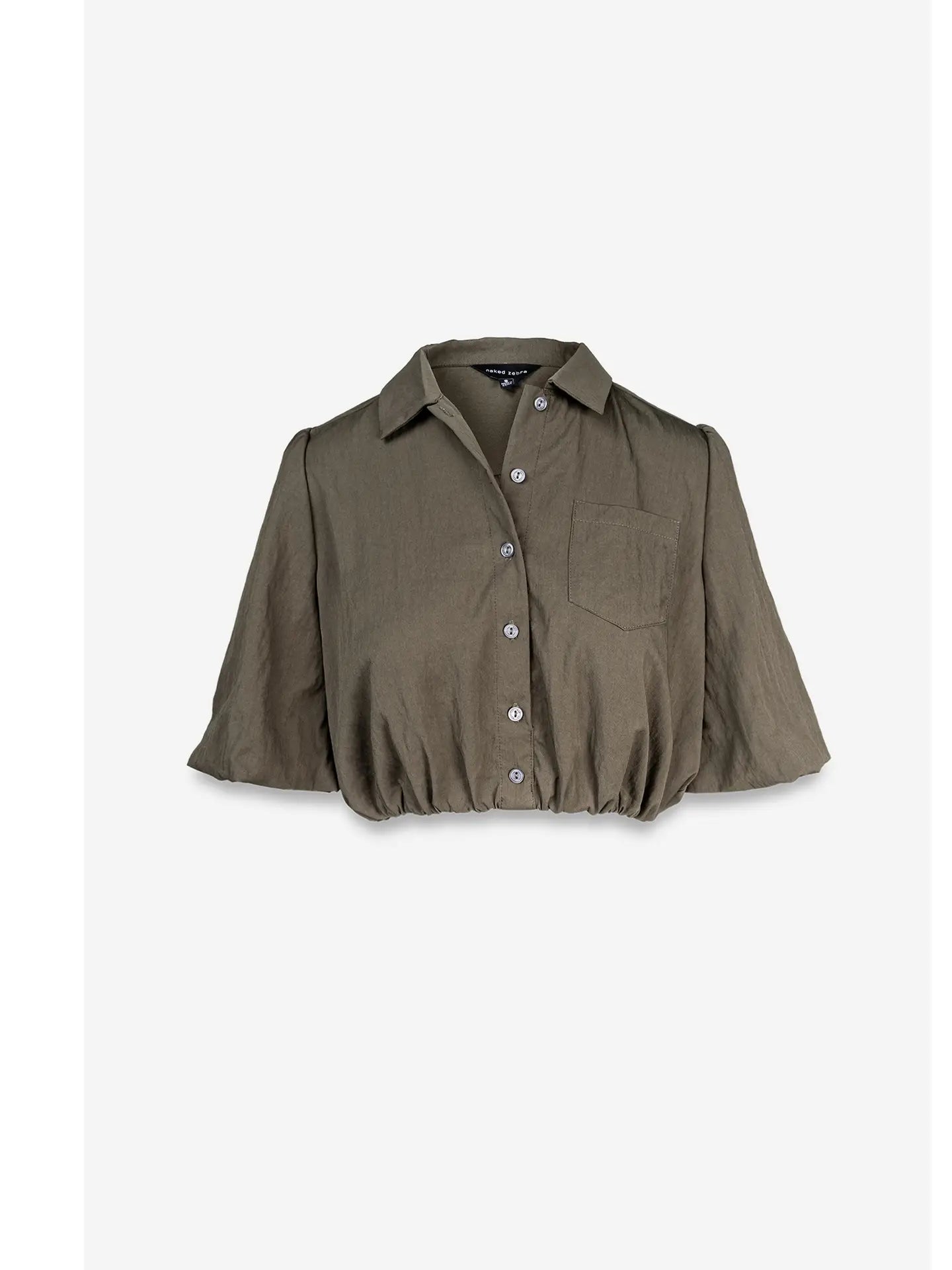 KELLY BUBBLE HEM SHIRT