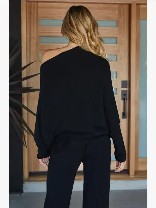 SABRINA ASYMMETRICAL SWEATER