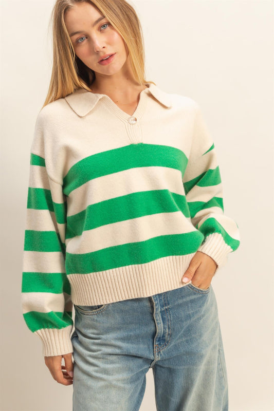 EDEN PULLOVER COLLAR SWEATER