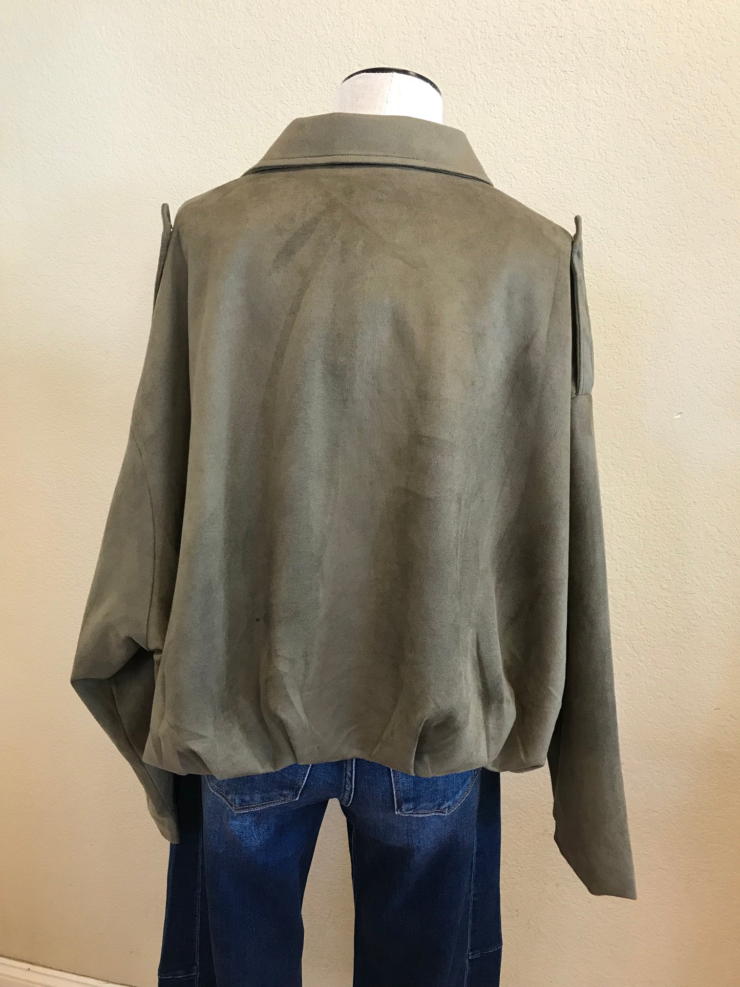 KARINA FAUX SUEDE JACKET