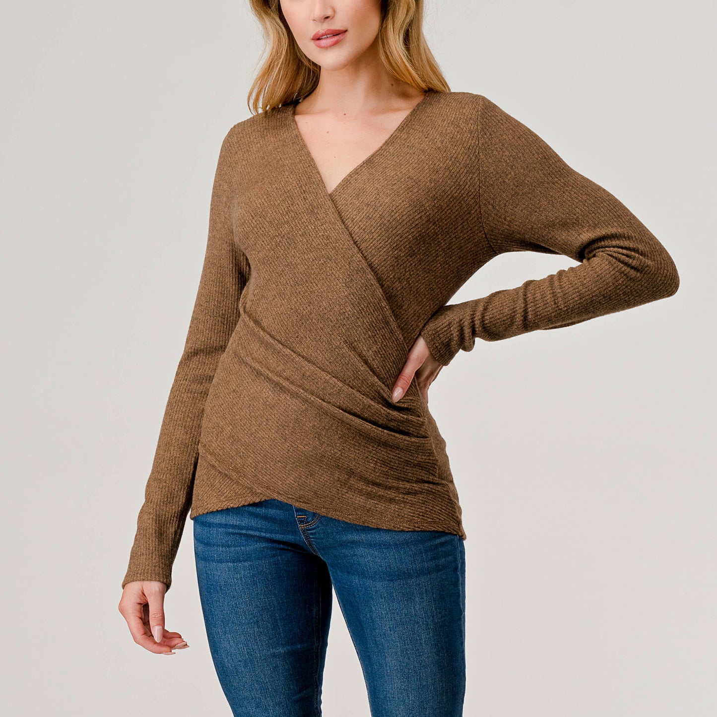 RASHANDA SURPLICE TOP