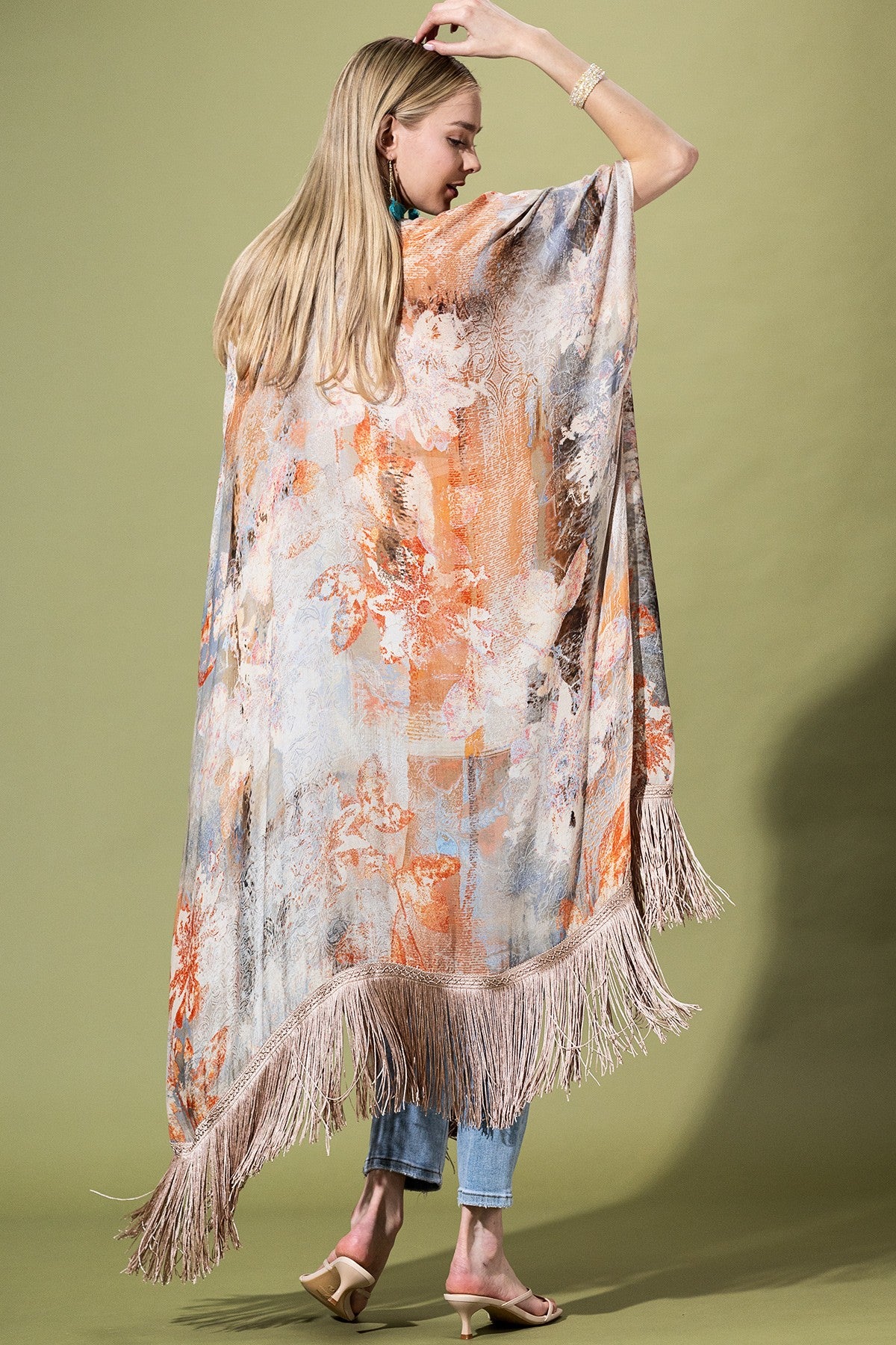 FRINGE KIMONO