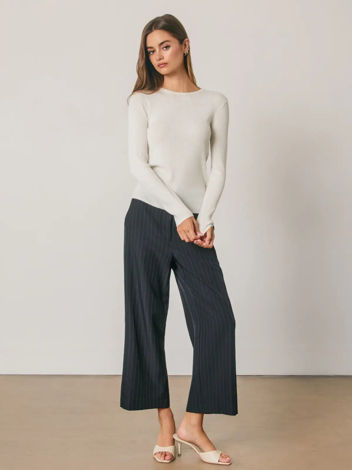 NIKKI PINSTRIPE PANTS