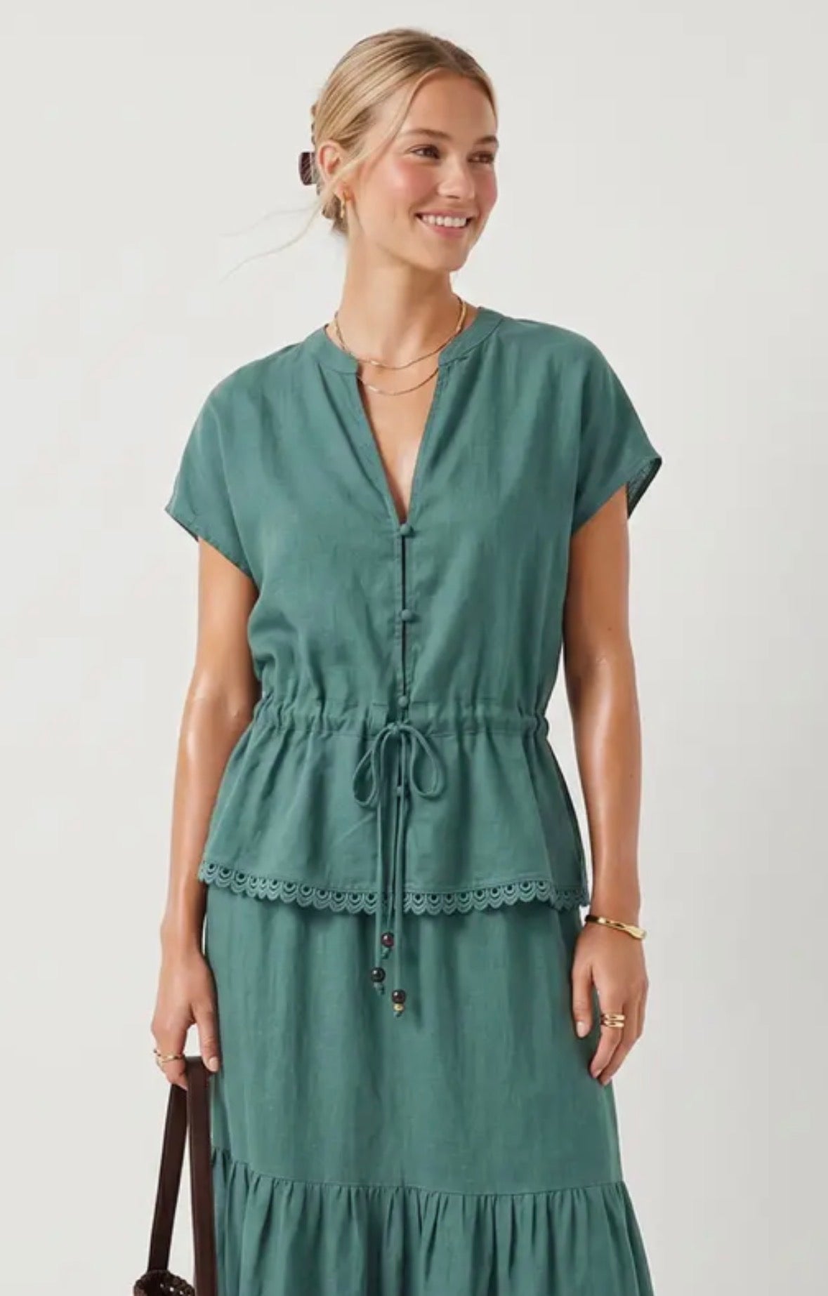 LETTIE DRAWSTRING TOP