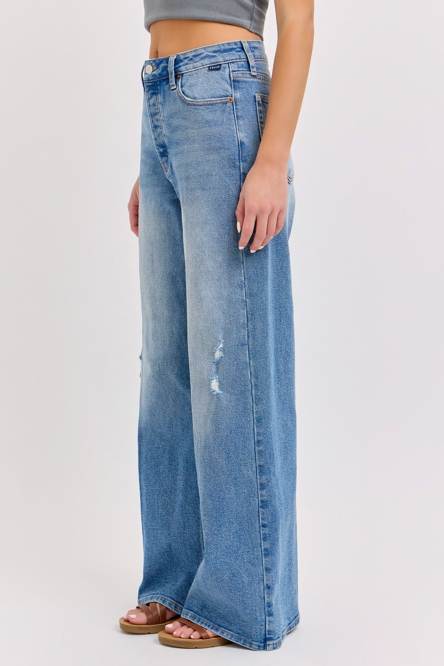 SAVANNAH WIDE LEG DENIM