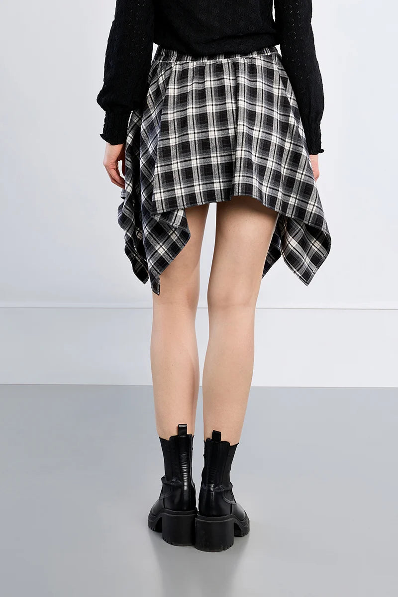 ADRIANNA PLAID SKIRT