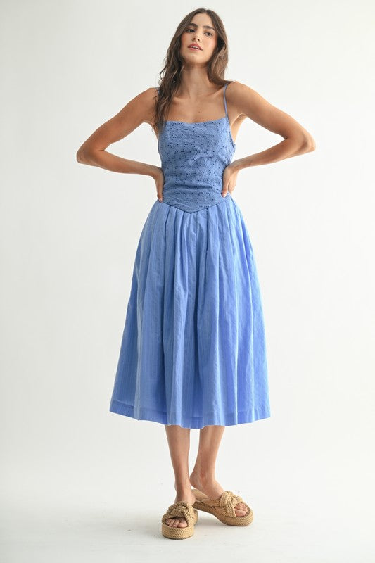 MADELINE EYELET DRESS