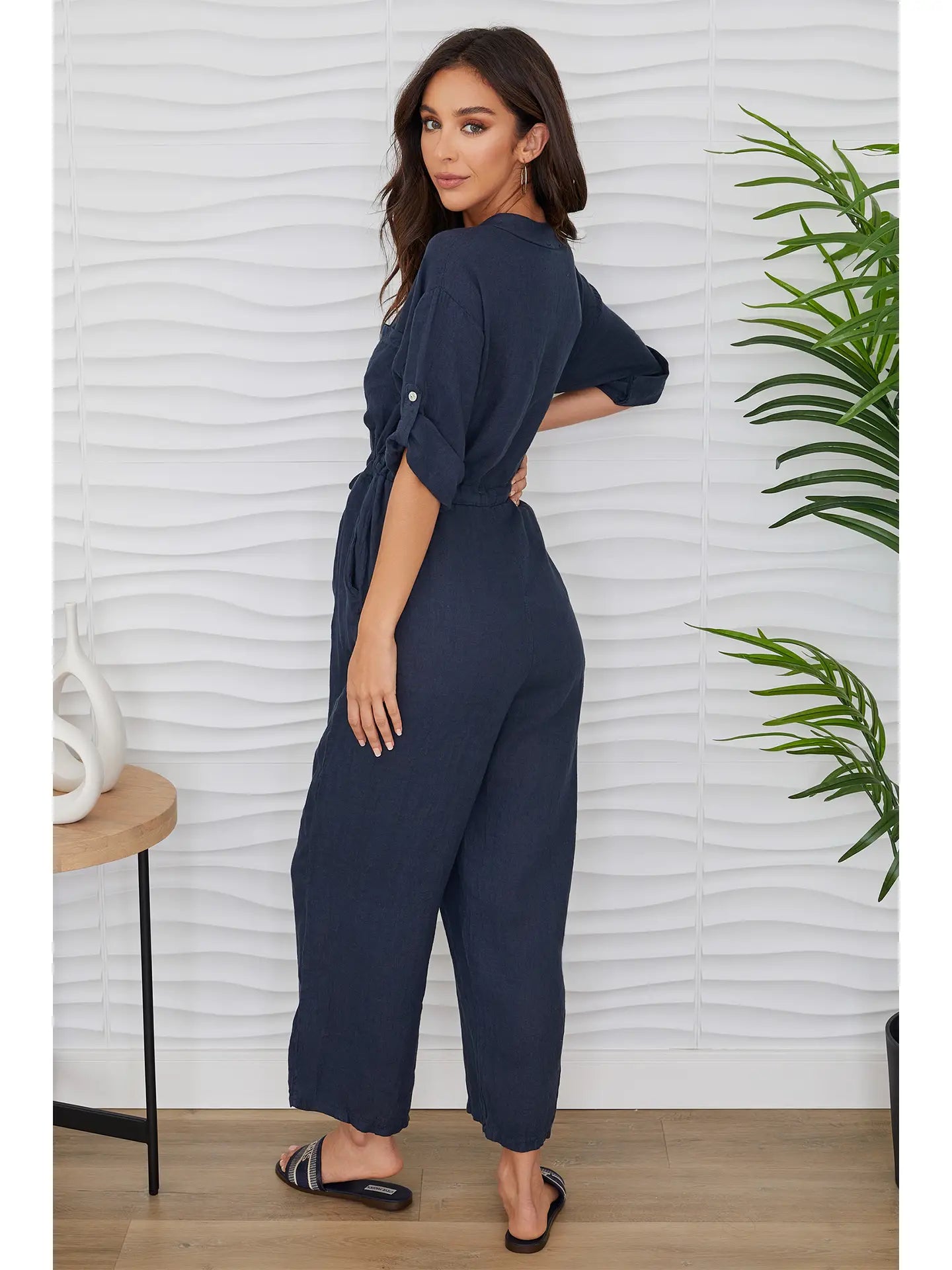 JULIANNA LINEN JUMPSUIT