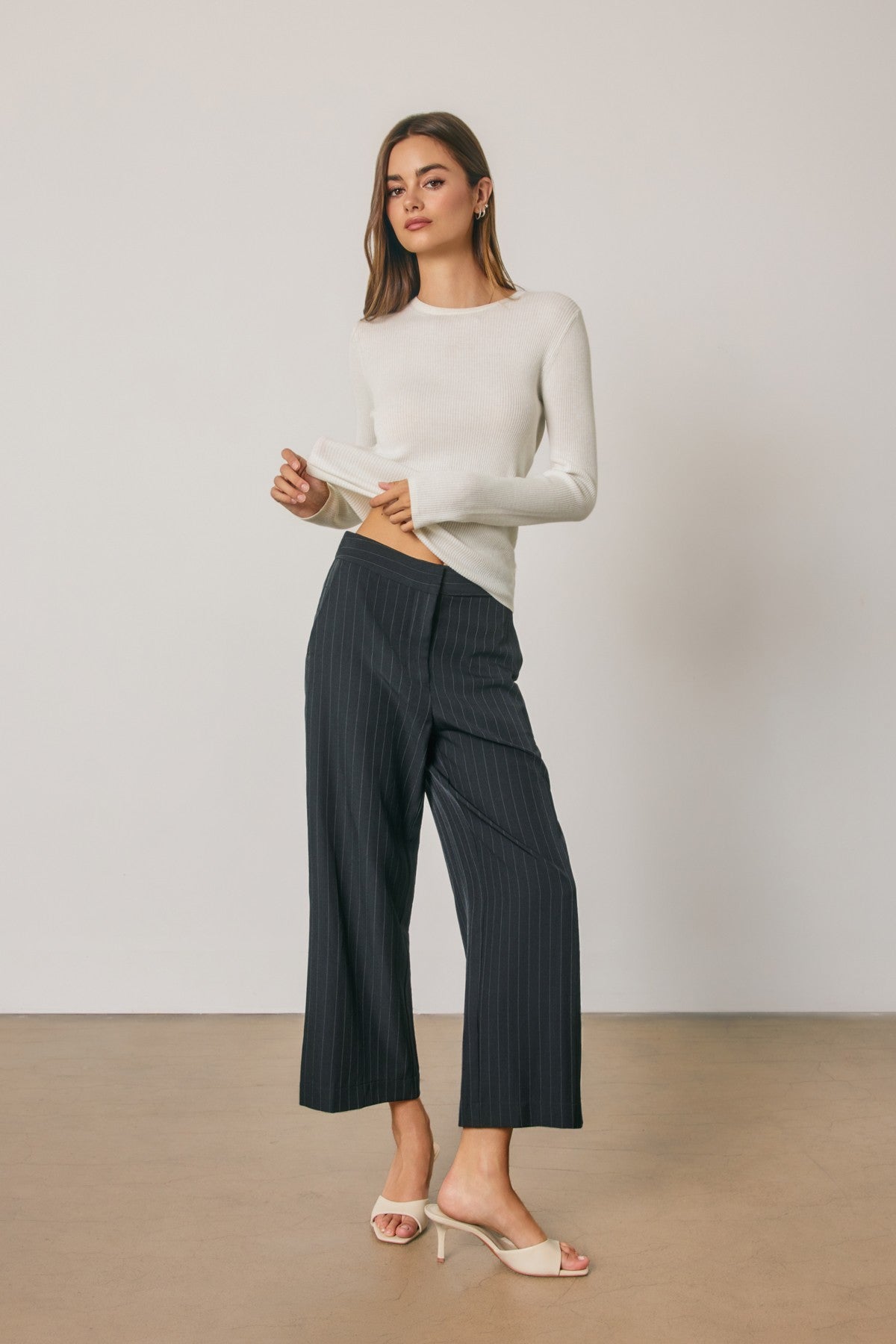 NIKKI PINSTRIPE PANTS