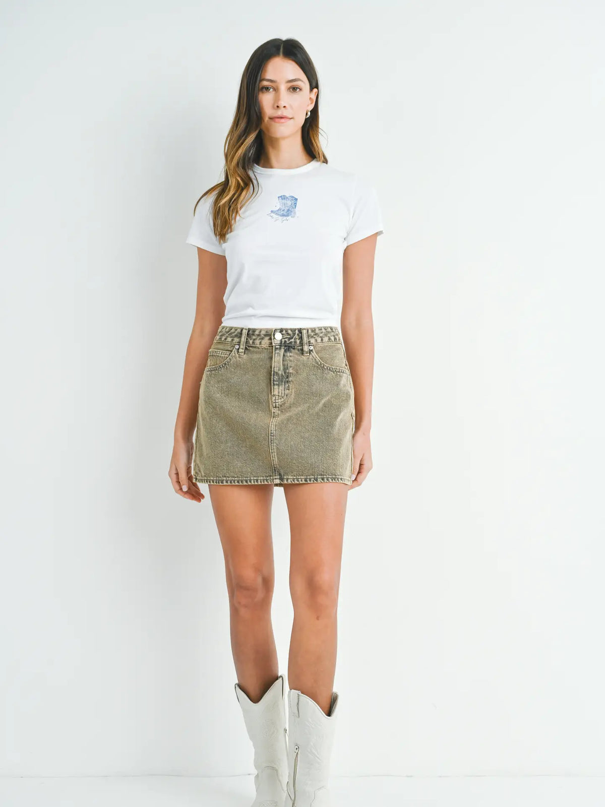 BAILEY DENIM SKIRT