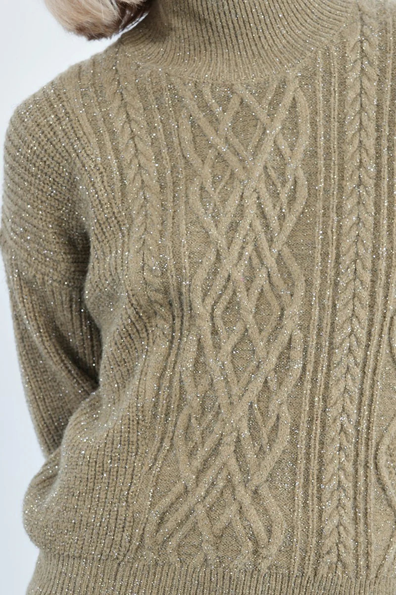 LUCY MOCK NECK SWEATER