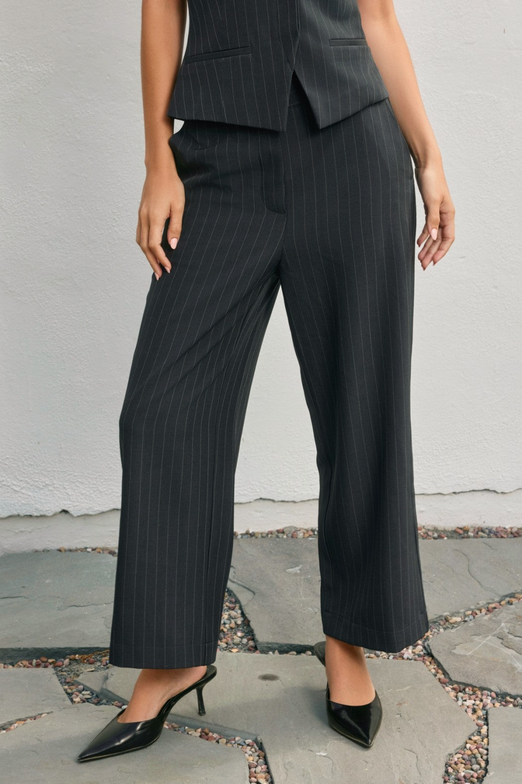 NIKKI PINSTRIPE PANTS