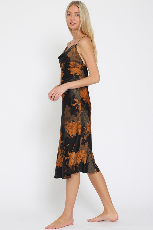 KATELYN COWL NECK DRESS