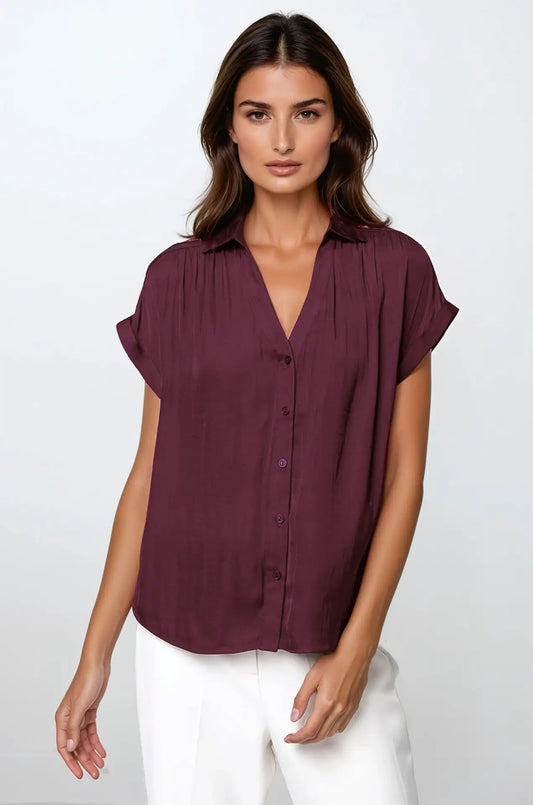 CECILIA BUTTON UP TOP
