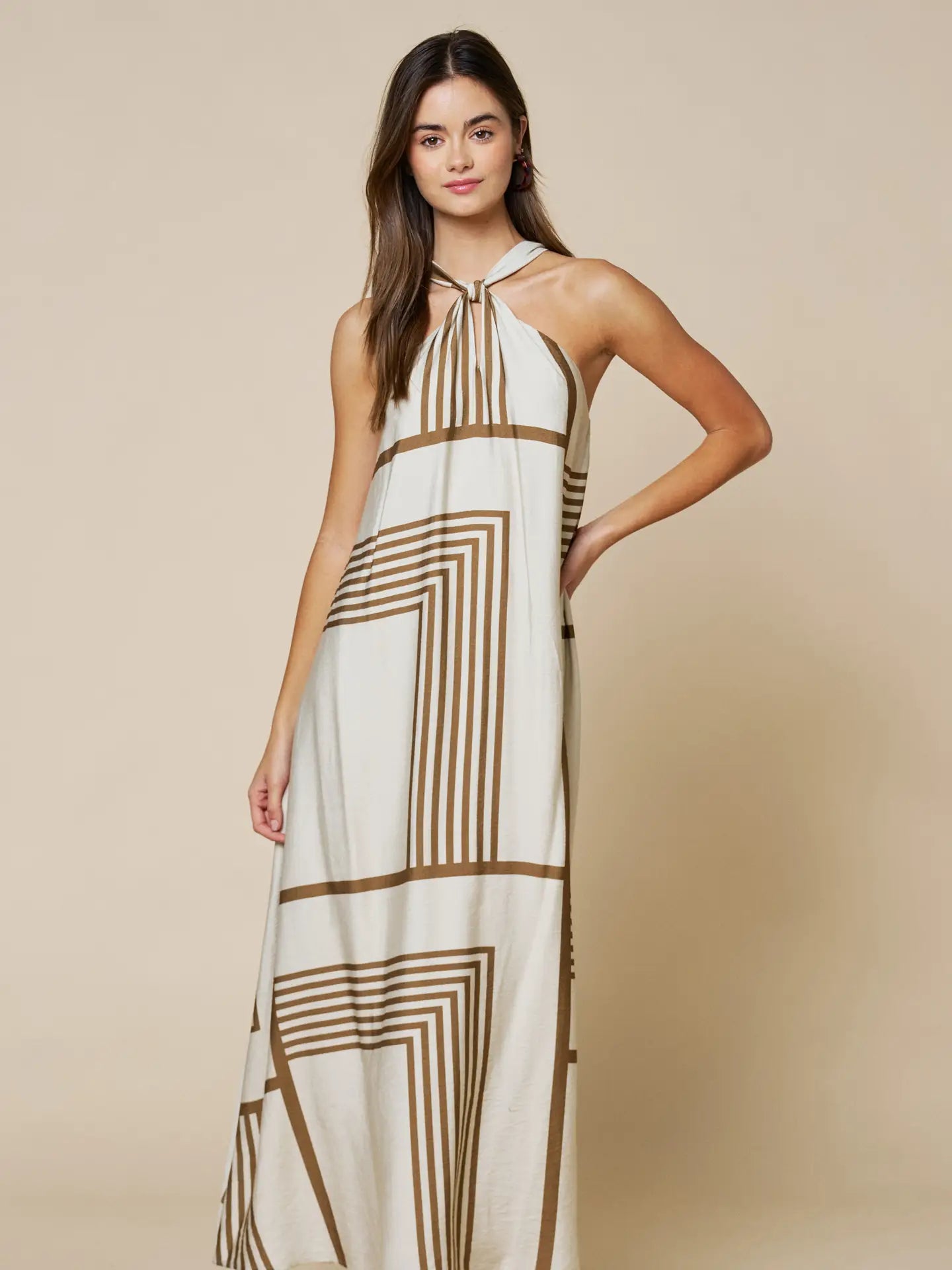 LONNA GEO PRINT DRESS