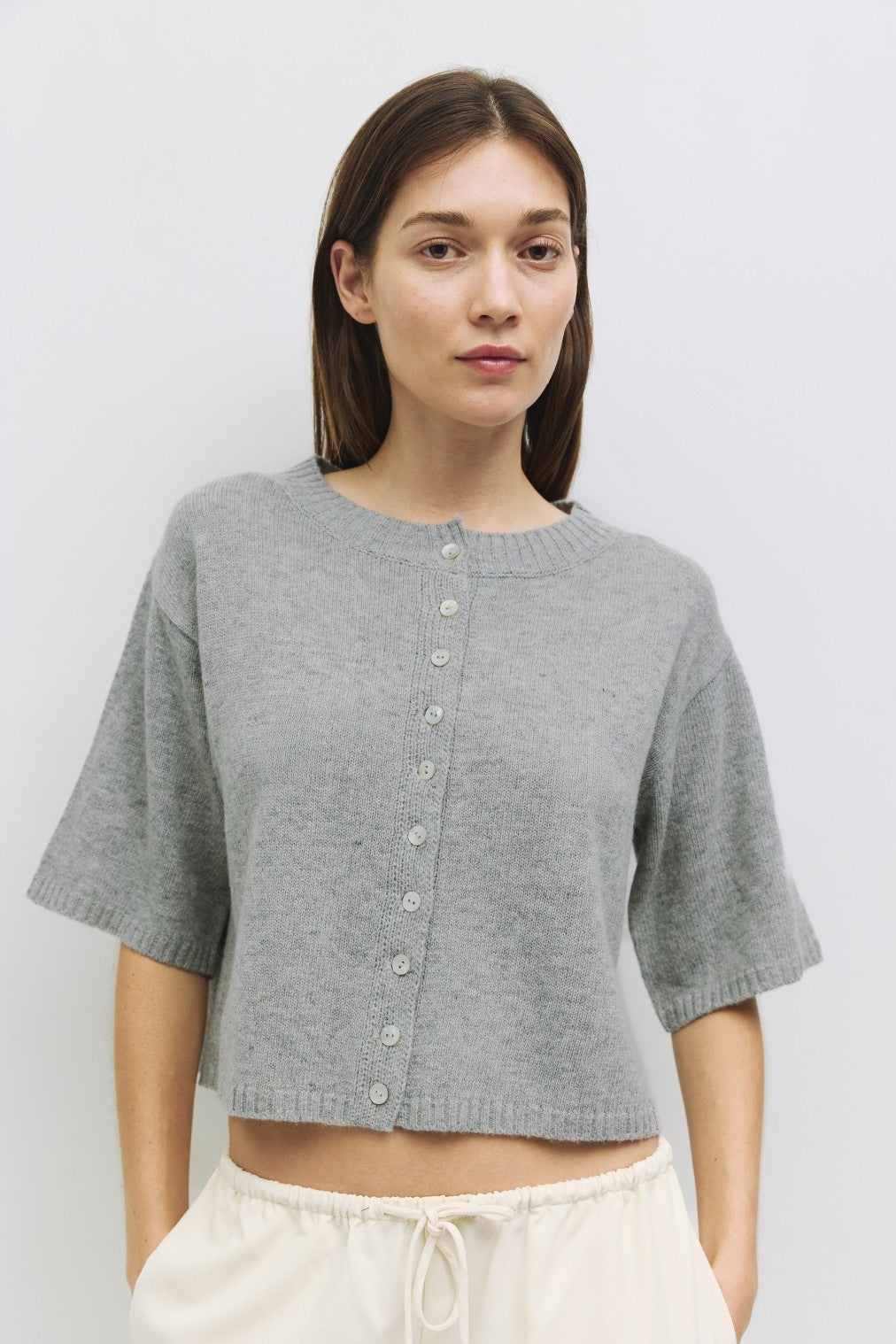STEPHANIE SHORT SLEEVE CARDIGAN