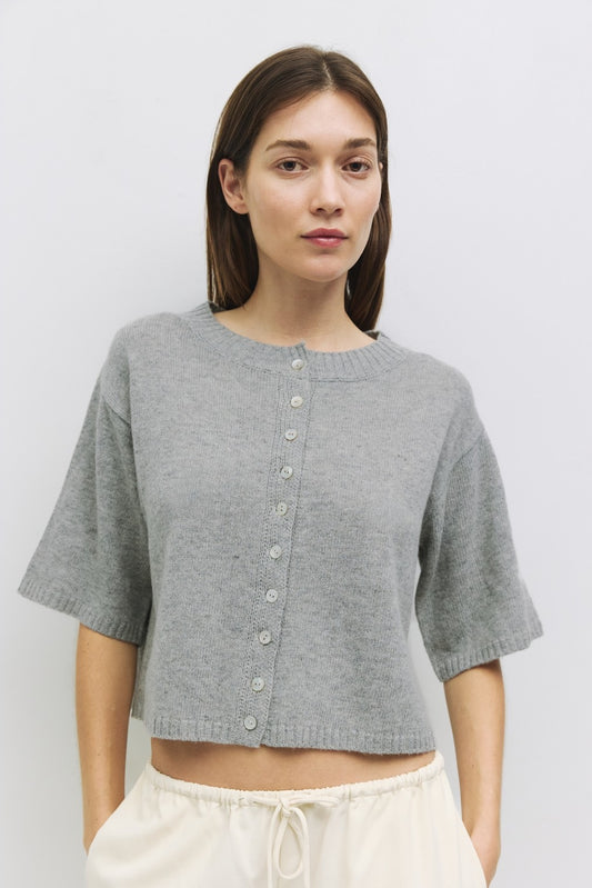 STEPHANIE SHORT SLEEVE CARDIGAN