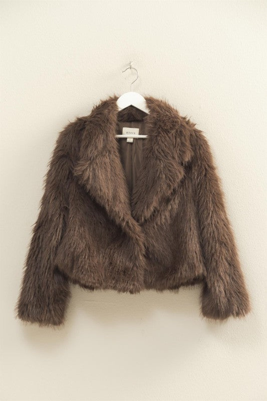 JASMINE FAUX FUR JACKET