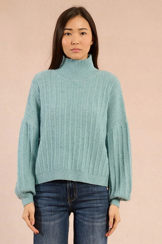 JANINE SEQUINS SWEATER