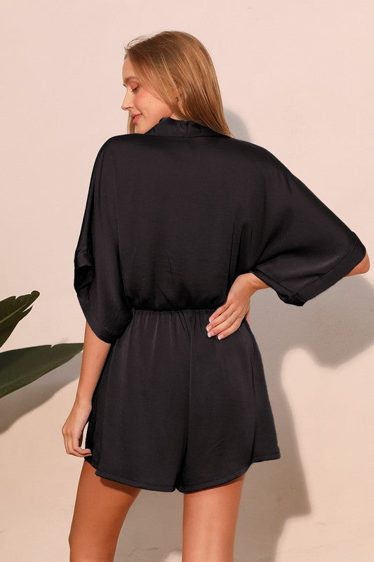 MARTHA KIMONO ROMPER