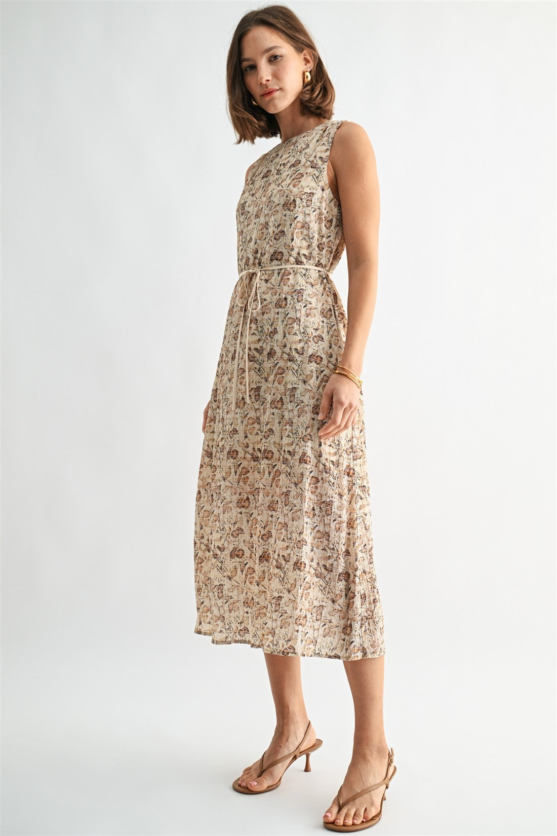 MARLA PRINTED MIDI DRESS
